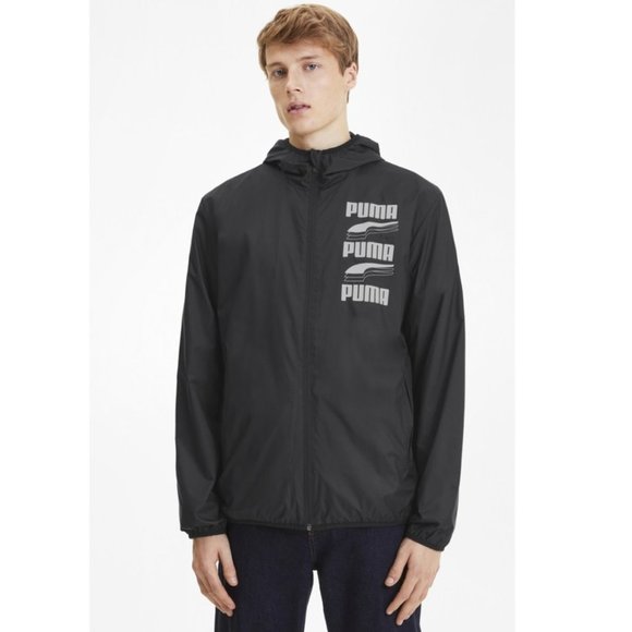 Puma Men's Essentials Rebel Windbreaker - Picture 3 of 4